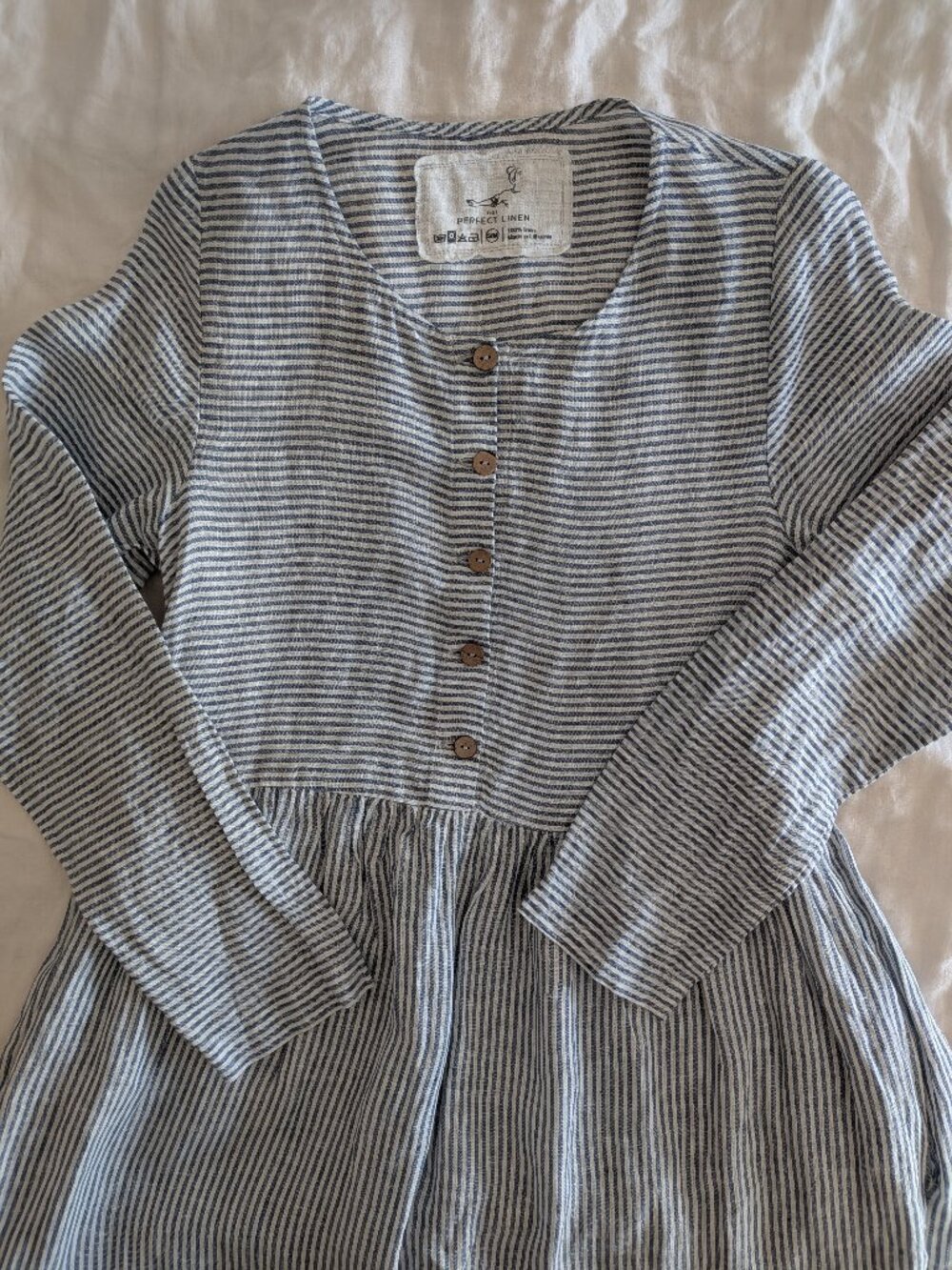 SOLD - NotPerfectLinen Lightweight Dress